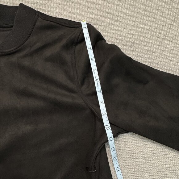 Joy Mangano CleanBoss Womens  Size 1X Black Reversible Bomber Jacket Gold NEW - Picture 14 of 16